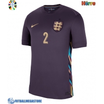Fotballdrakt Herre England Kyle Walker #2 Bortedrakt EM 2024 Kortermet